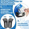 31Pcs/Set Hockey Helmet Repair Kit with Screws Nuts Gaskets Clips Screwdriver Universal Rugby