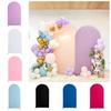 Solid Color Double Sided Arch Backdrop Cover Arched Shape Backdrop Cover Home Decoration