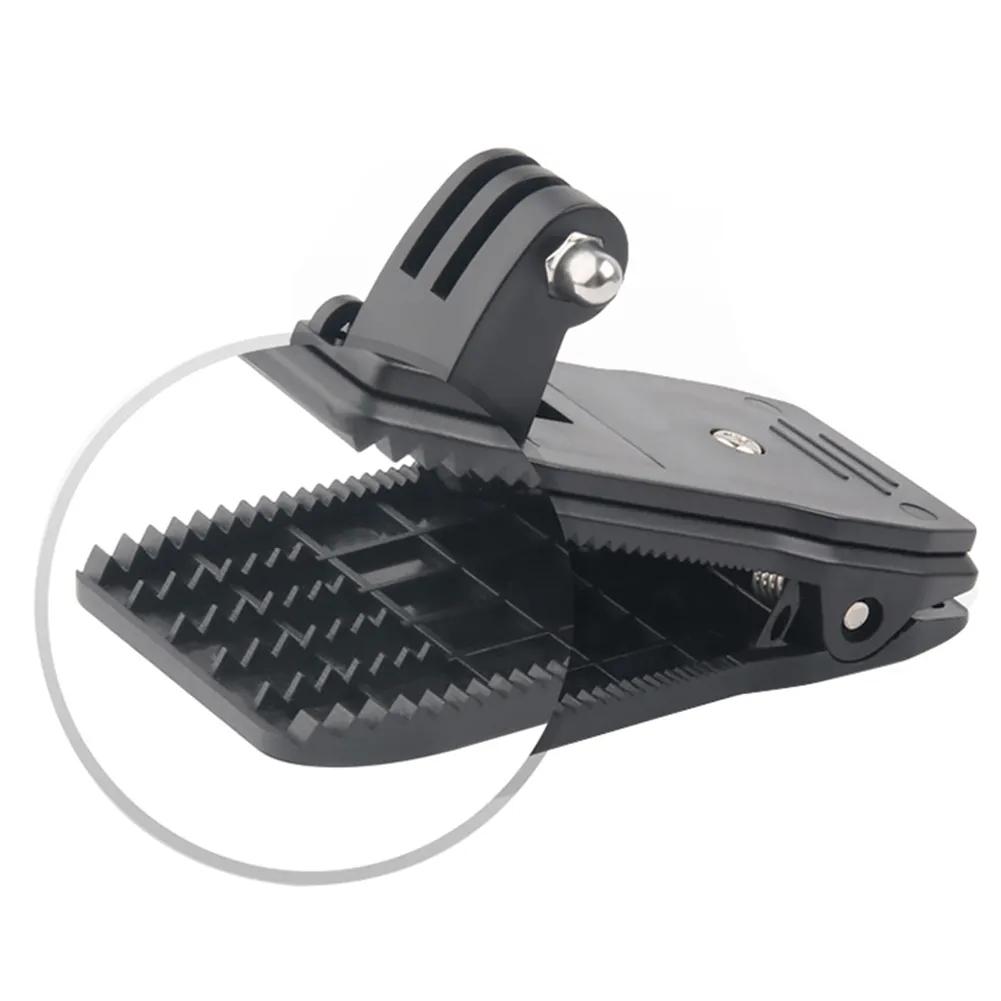 Cam Backpack Strap Clip Mount 360 Degree Swivel Backpack Strap For Gopro 13 DJI Action 4 Insta360 Go3 Camera Clip-on Clamp Mount