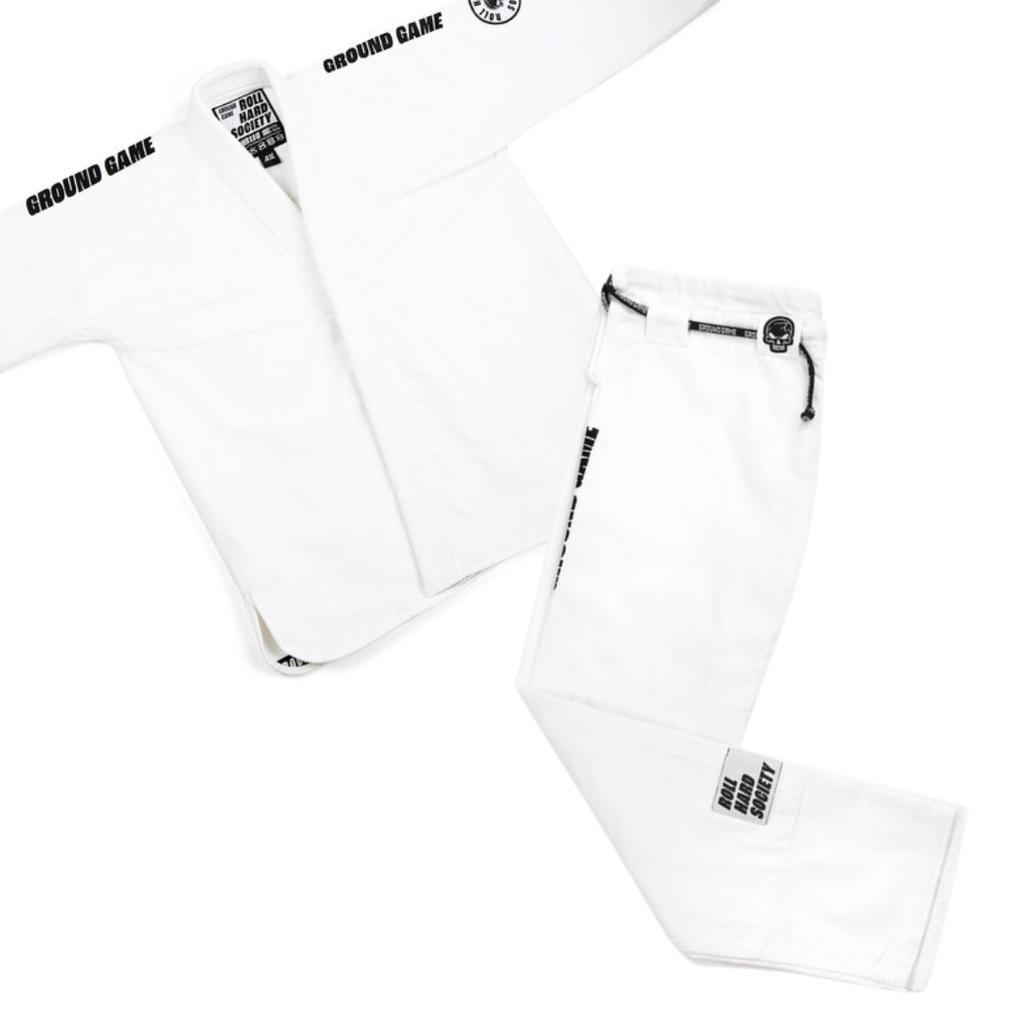 Ground Game Kimono/Gi BJJ Men's Gamer 2.0 White A2L