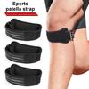 Knee Strap with Adjustable Compression for Patellar Tendon Support Ergonomic Silicone Pad