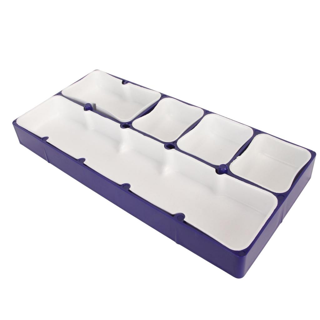 Watch Parts Storage Box Portable Stackable 5 Compartments Watches Movement Parts Box for Screws Hardware Accessories