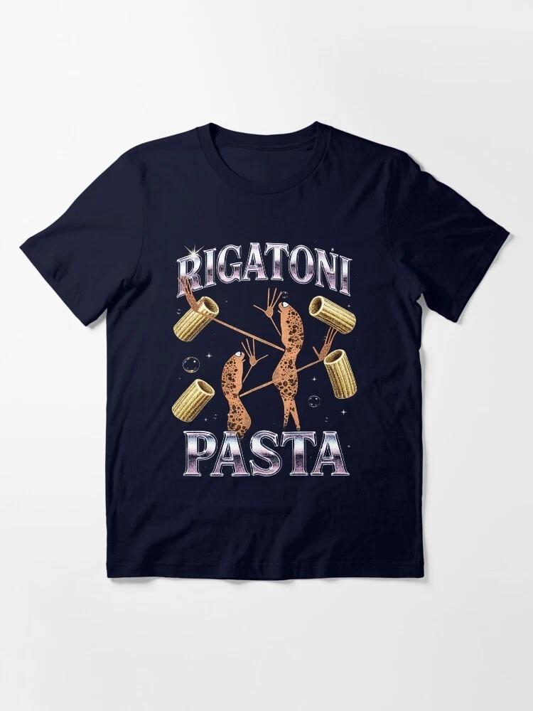 Counterfeit Rigatoni Pasta T Shirt Marcus The Worm Meme Inspired Retro 90s