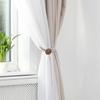 1 пара практичных подвязок для штор, изысканных многоразовых, износостойких, крючки не требуются, пряжка для штор, пробойник, бесплатно для отеля