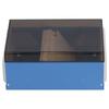 KW-trio Index Card Holder Blue Large Capacity Convenient Practical Storage Box for Office