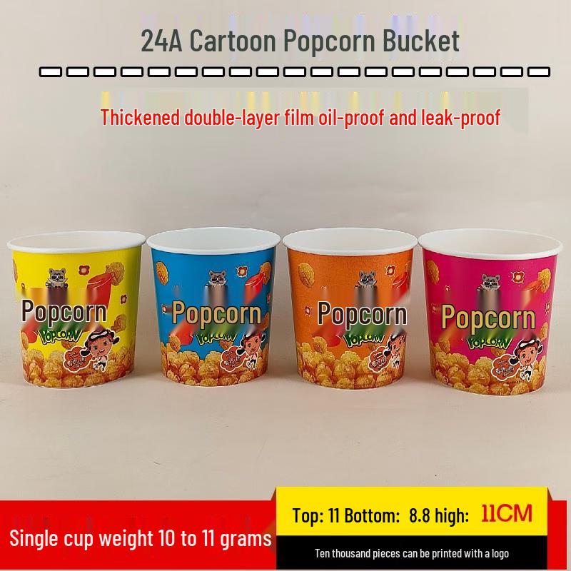 Commercial Disposable Popcorn Buckets & Cups