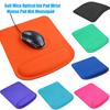 Сплошной цветной противоскользящий комфортный коврик для мыши с поддержкой запястья, коврик для мыши для ноутбука