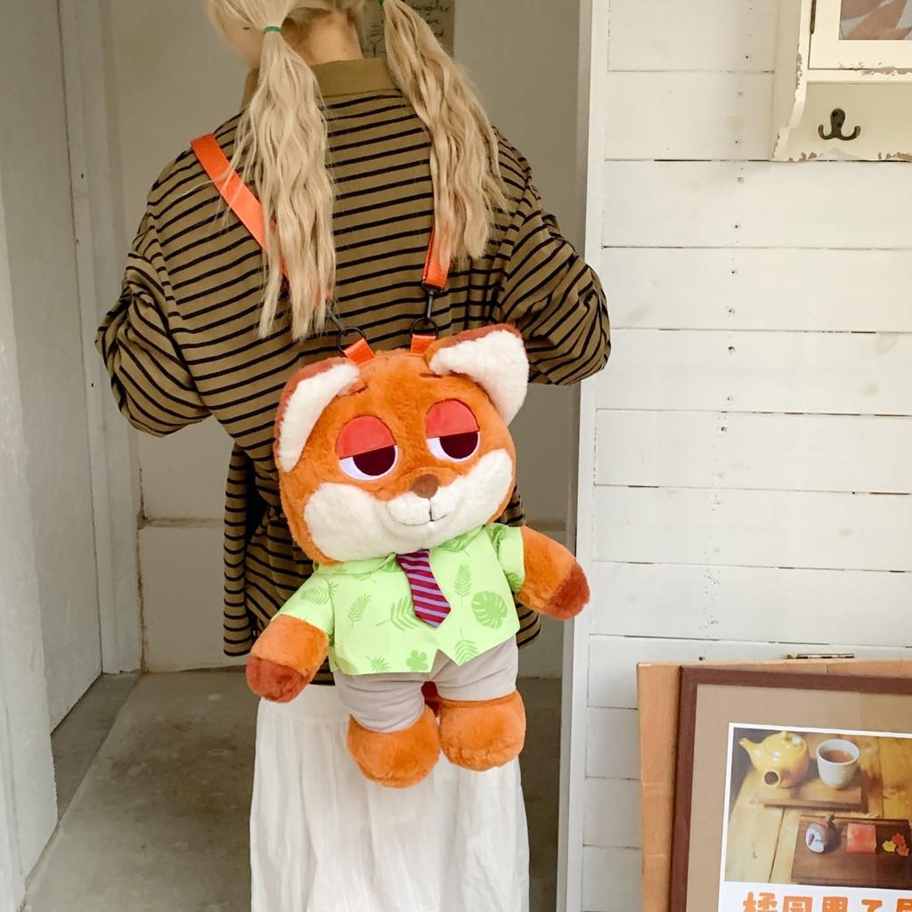 Зверополис Уайлд Ник Джуди Хоппс Лотсо Плюшевый Рюкзак Детский Школьный Рюкзак Мультяшный Подарок