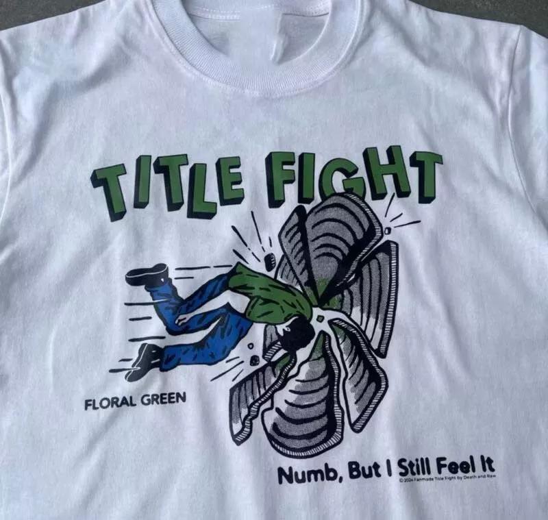 Rare Title Fight band Full Size 100% Cotton Shirt AE103