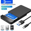 2.5 HDD/SSD Case SATA To USB 3.1/3.0 Adapter Case 6gbps HD External Hard Drive Enclosure Box for Disk HDD Type USB-C Enclosure
