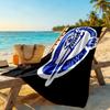Blue Fc Zenit Saint Petersburg Beach Towel Soft Durable Quick-Dry Comfortable Lightweight