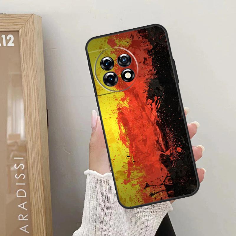 Чехол-баннер с флагом Германии для OnePlus Nord 5 CE 3 4 Lite N20 N30 OnePlus 13T 13R 12R 10T 10R 10 11 12 13 15 Чехол