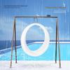 Li Shen Outdoor Solar Moon Swing Lounge Chair Decor