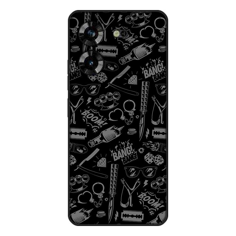 Для мягкого силикона для tecno pova 5 Чехол Окрашенная задняя крышка из ТПУ tecno pova 5 Корпус