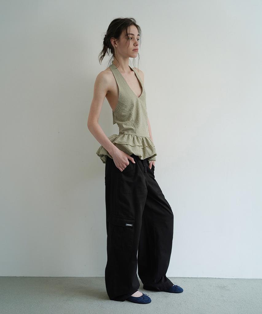 WITHOUT SUMMER Urban Cargo Pants_Black