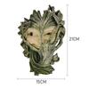 Women Face Tree Decor Resin Garden Peeker Sculpture Statue DIY Trees Hugger Wall Art Mystic Decoration Ornaments