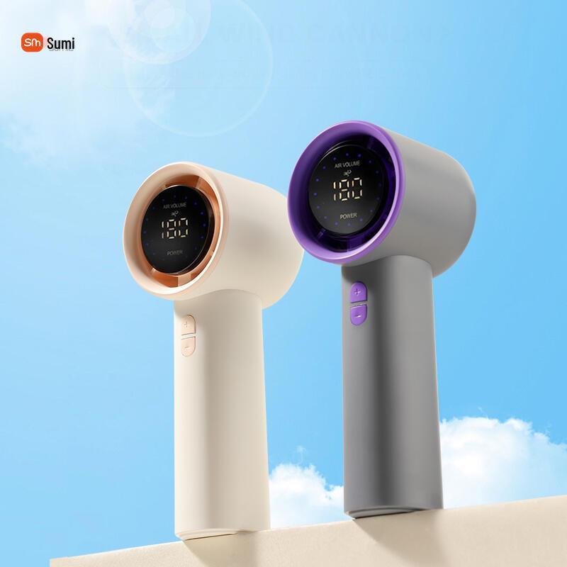 Su Mi Compact Digital Display Portable Silent Fan for Dorm & Office