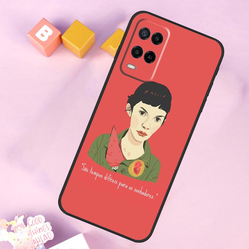 Amelie Poster Classic France Movie Case For Oppo A6 A5 Pro A15 A16 A76 A96 A17 A57 A98 A58 A78 A18 A38 A54 A74 A94 A40 A60 A80