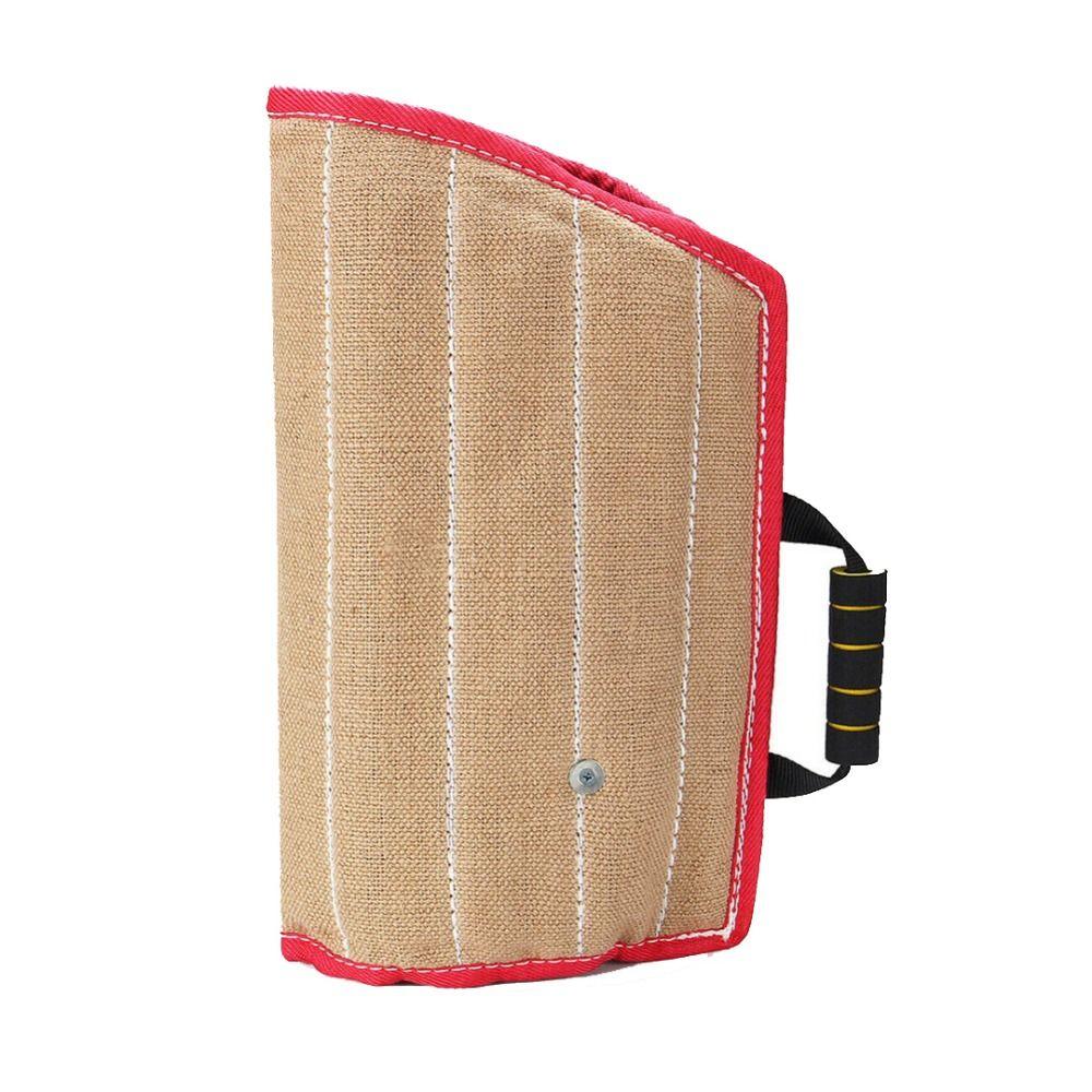 resistant With Handle Jute Dog Bite Pillow Dog Training Sleeve Arm Protection Cover Dog Bite Sleeve