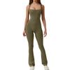 Women's Wide Leg Jumpsuit Women's Sleeveless Sexy Tight Casual Bodysuit Fitness Clothing