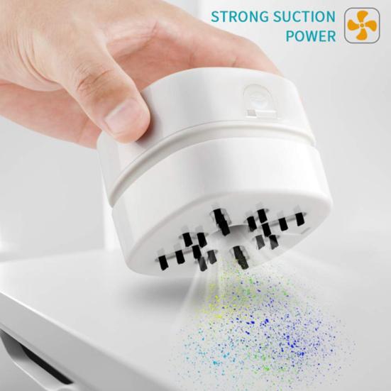 Mini Portable Desktop Vacuum Cleaner Dust Table Keyboard Sweeper for Home Office