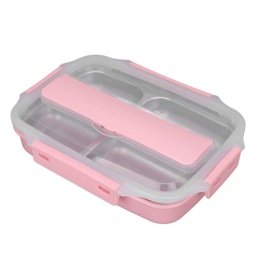 1.2L Leakproof Lunch Box 304 Stainless Steel Food Storage Container Insulated Lunch Box For Travel