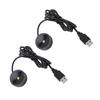 2PCS Mini LED Spotlights Indoor Aluminum USB 5V Round LED Accent Light for Pictures Artwork Jewelry
