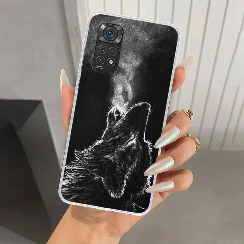Чехол для телефона «Злой животный волк, свирепый» для Xiaomi Redmi Note 15 14 14S 13 12S 12 Pro 11S 11 Plus 11T 11E 10S, мягкий чехол-накладка с принтом