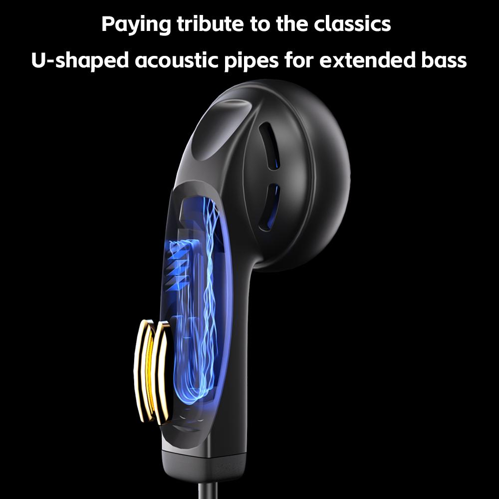 JadeAudio/FiiO JF11 С микрофоном U-образная трубка расширенный бас вкладыши с inline-управлением для Игр/ПК/Телефона