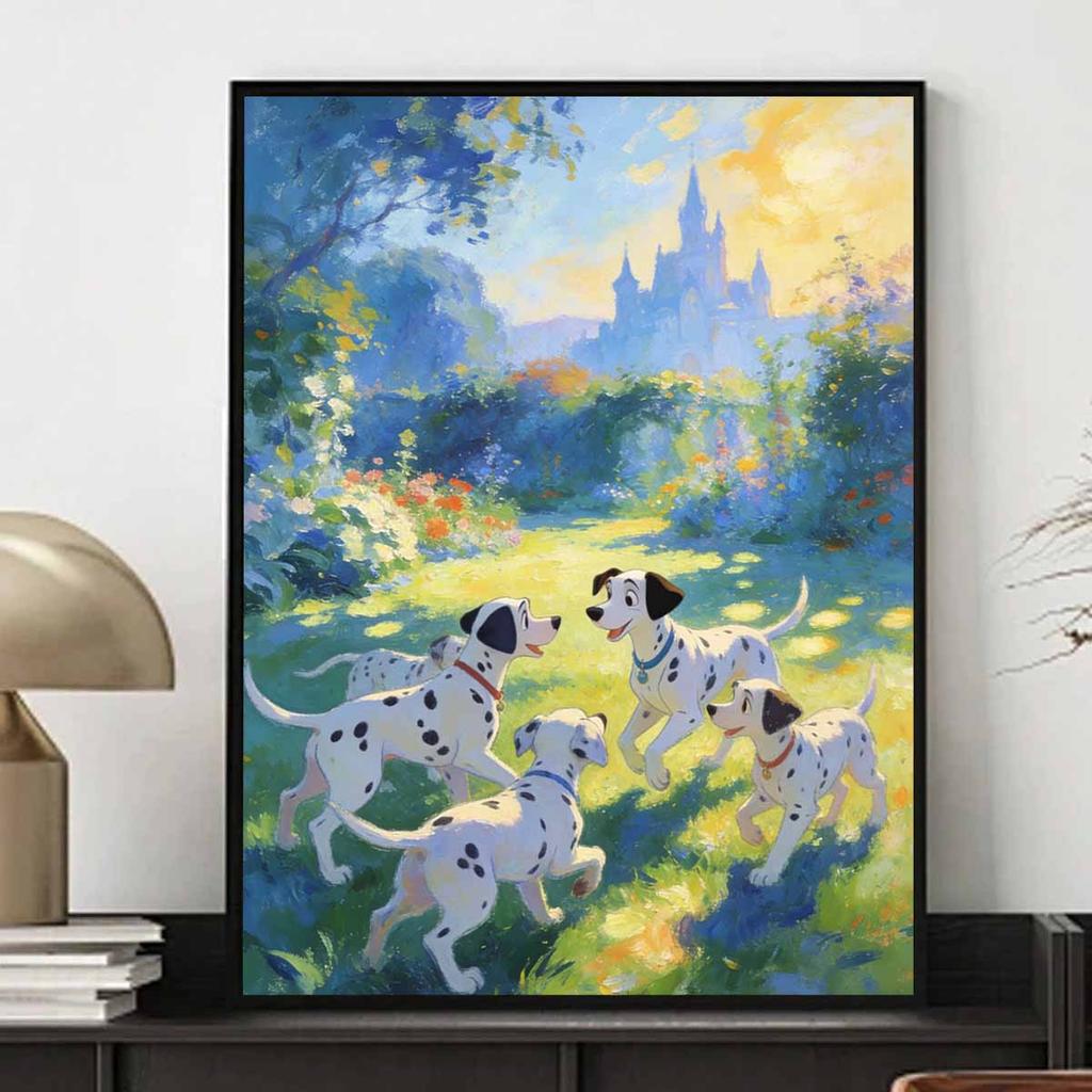 Disney Diamond Painting 5D DIY Full Circle Dalmatian Dog Kit Home Bedroom Wall Decor Crafts