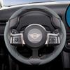 Suitable for Mini Breathable Holes Leather Steering Wheel Cover Segmented Quick Release Design Non-Slip and Durable R50 R56 Cooper Countryman Clubman