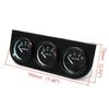 3IN1 Water Temperature Meter+Oil Temp Gauge+Oil Pressure Gauge with Radiator Hose Adapter 26MM-40MM Car Triple Meter Kits 12V