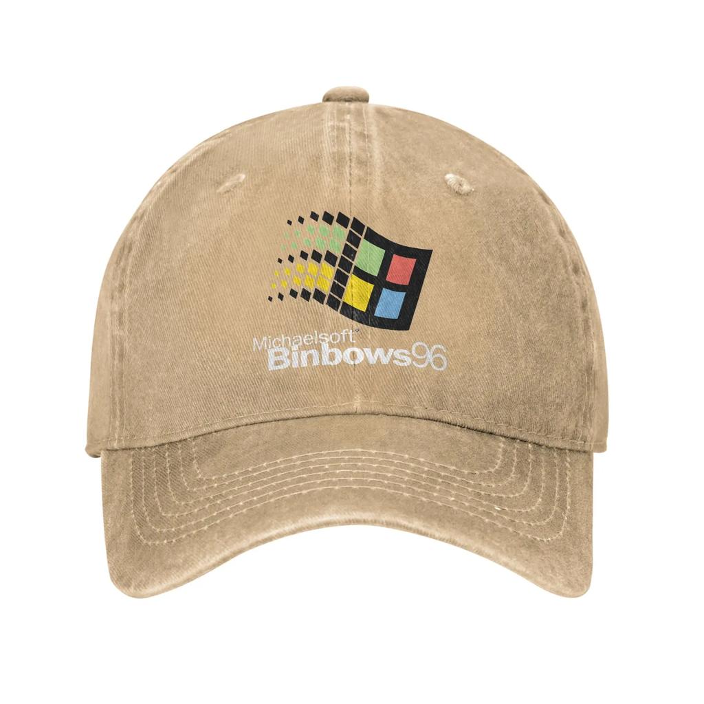 Windows Geeks Nerd Mesh Denim Cap Casual Baseball Caps Adjustable Hat Summer Unisex Baseball Hats