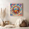 DIY 5D Diamond Painting Full Round Square Diamond Sun God Mosaic Handmade Inlaid Embroidery Home Decoration Gift