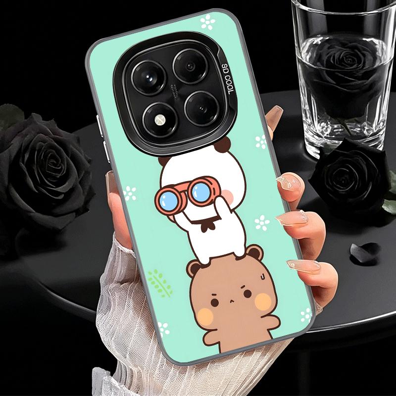 Bubu Dudu Мультяшный Милый Мягкий Чехол для Телефона для Samsung Galaxy S24 S25 FE S26 Edge S23 Ultra S22 Plus S21 + Ударопрочный Чехол Задняя Сторона