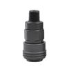 Black Gold Steel C-Type Self-Locking Pneumatic Quick Connector for Male/Female Air Compressor Ports