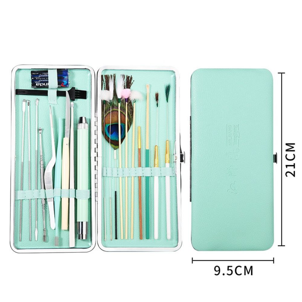 Portable Ear Cleaner Set Reusable Ear Wax Remover ASMR Earpick SPA