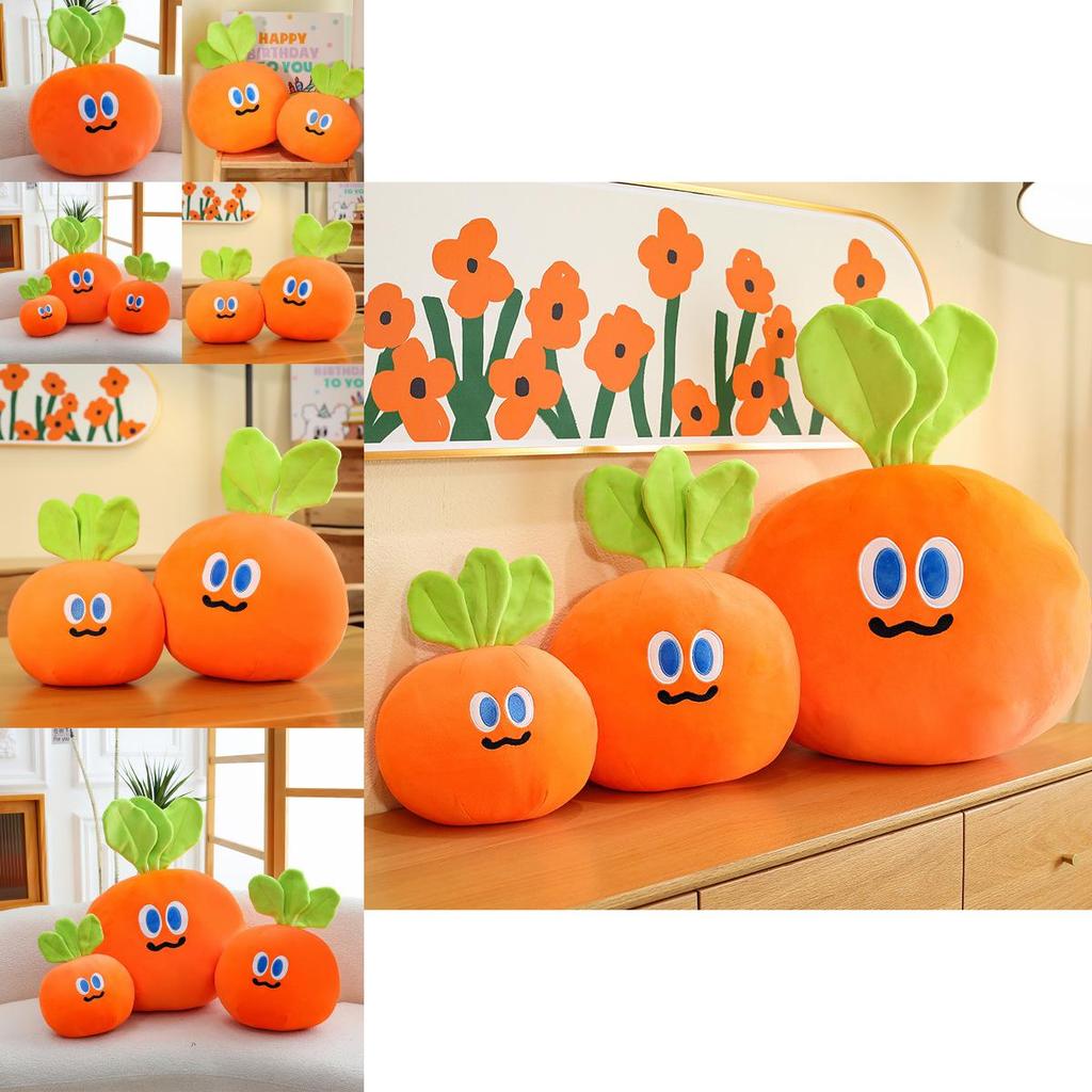 Mojo Carrot Stuffed Animal With Pp Cotton Filling Soft Toy For Kids Room Decor And Gifts