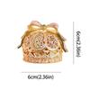 Desktop Design Enamel Color Crown Mini Size Ring Holder Creative Gift Box  Room Decorations