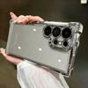 Transparent Phone Case For Samsung Galaxy S26 S25 S24 Ultra Plus S26Ultra Cases Plating Shockproof Bumper Clear Cover