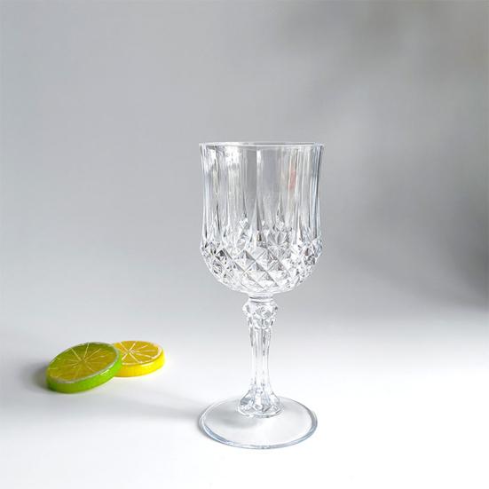 Yousheng 12 шт. бокалы для вина Cordial Goblet Glasses 220 мл многоразовые пластиковые коктейльные бокалы для свадеб вечеринок