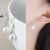 Fashion Elegant 8mm Faux Pearl Drop Hook Earrings Charming Women Jewelry Gift