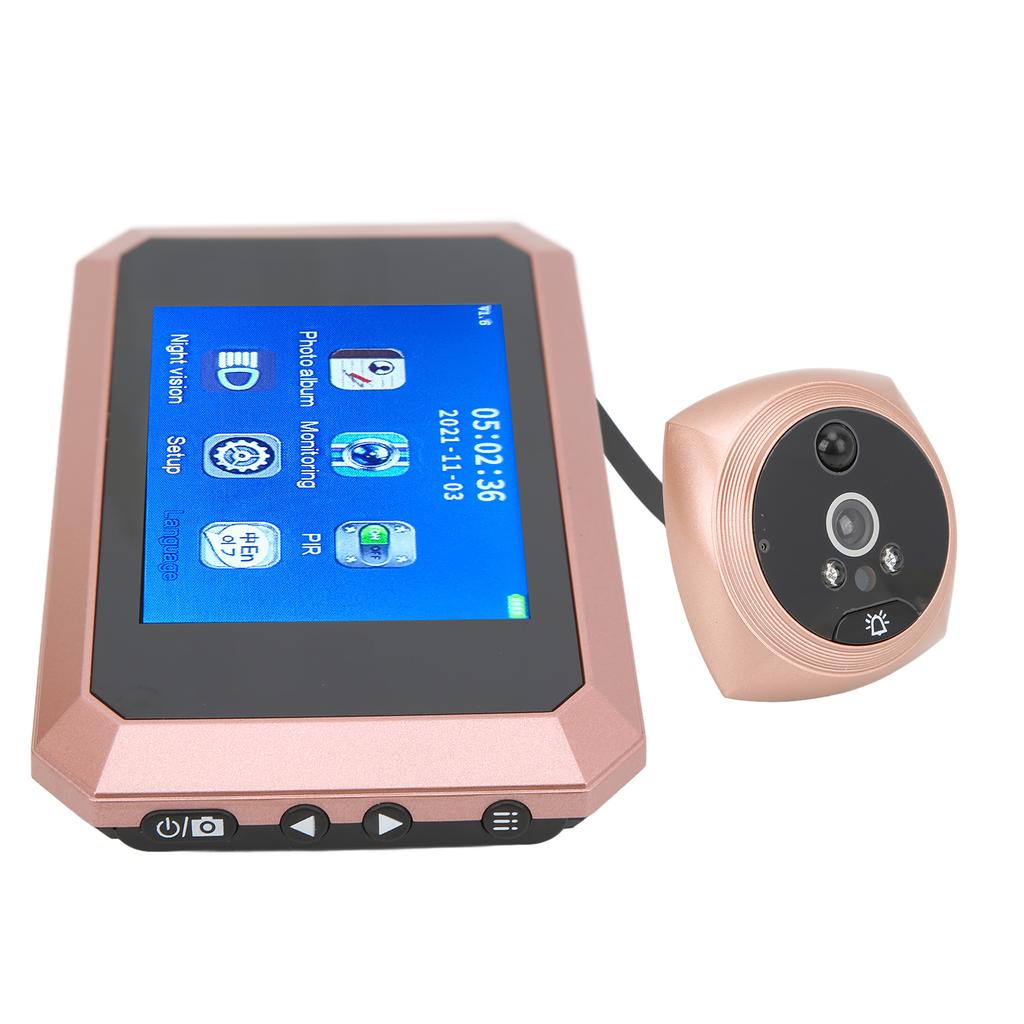 3,5-дюймовый дверной звонок с цифровым датчиком движения и ночным видением высокой четкости для безопасности дома