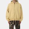 Fear of God Essentials Heavy Fleece Full Zip Hoodie Amber Men Tops Yellow 192BT246243F