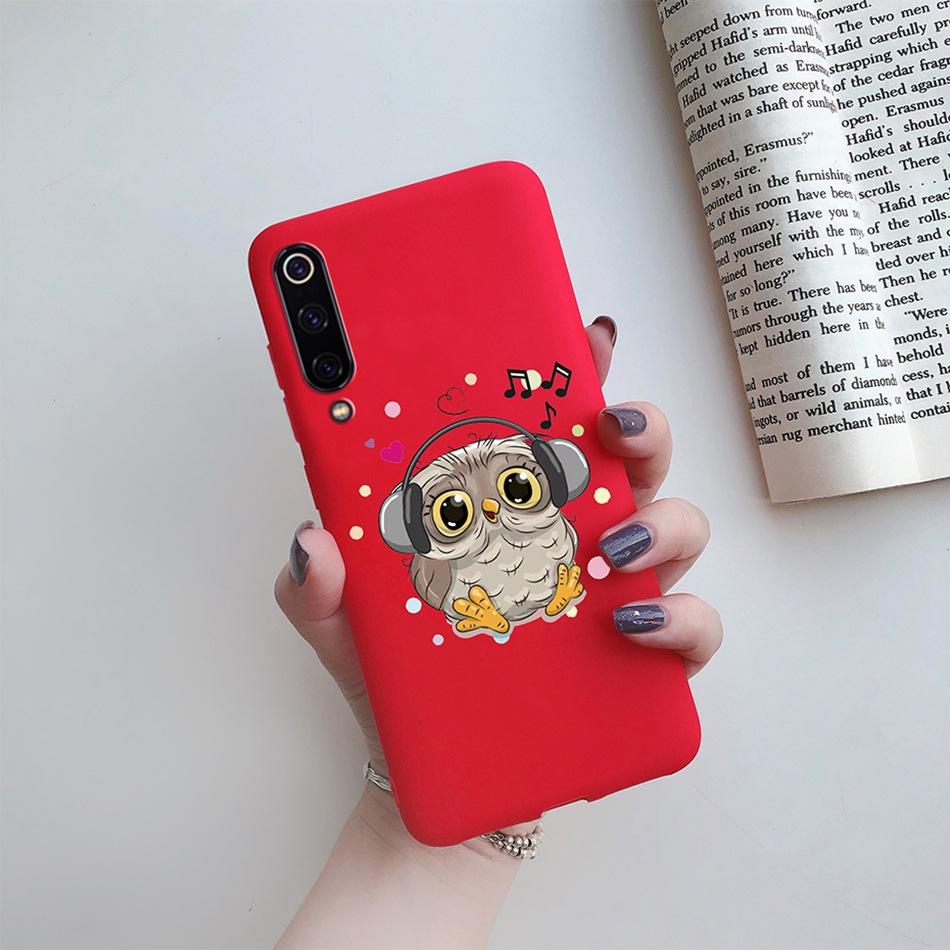 Case For Xiaomi Mi 8 9 Lite SE Fashion Silicone Love Heart Sunflower Phone Case Cute Cover Coque on Mi8 Mi9 9SE 8Lite 9Lite Case