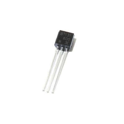 100 шт. BT131-600 TO-92 BT131 BT131-600E Триакальный транзистор логического уровня BT131 600 600 В 1A Триаковый транзистор TO92