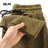 GLM Men's Heavyweight Cotton Blend Wide-Leg Casual Pants