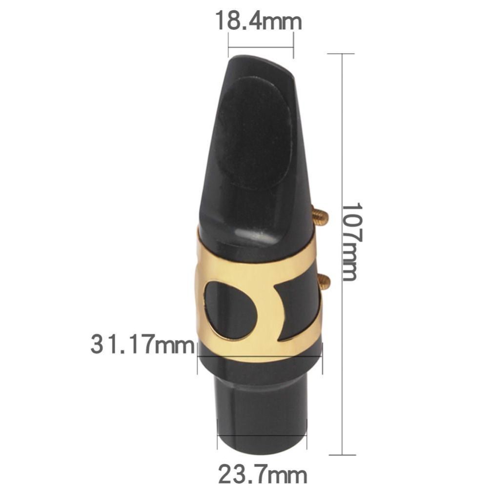 Alto/Tenor/Soprano Saxophone Mouthpiece Metal Buckle Clarinet Mouthpiece  Woodwind