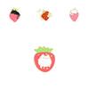 Strawberry Cat Adorable Brooch Cute Japanese Style Creative Pin Accessory For Bags