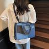 Patchwork Handbag Women's Contrast Color Stitching Shoulder Crossbody Bag Commuter Tote Bag